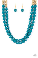 Load image into Gallery viewer, Greco Getaway - Blue-Jewelry-Just Because Jewels, Paparazzi Accessories-Just Because Jewels