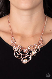 Warp Speed - Copper-Jewelry-Paparazzi Accessories, Just Because Jewels-Just Because Jewels