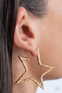 All-Star Attitude - Gold-Jewelry-Paparazzi Accessories, Just Because Jewels-Just Because Jewels