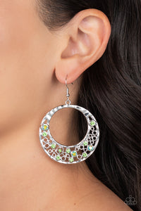 Enchanted Effervescence - Green-Jewelry-Paparazzi Accessories, Just Because Jewels-Just Because Jewels