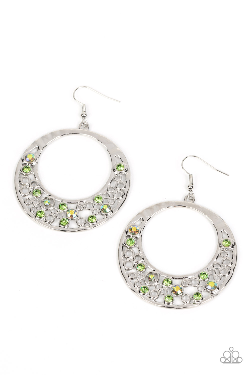 Enchanted Effervescence - Green-Jewelry-Paparazzi Accessories, Just Because Jewels-Just Because Jewels