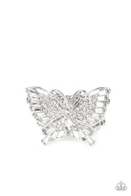 Load image into Gallery viewer, Fearless Flutter - White-Jewelry-Paparazzi Accessories, Just Because Jewels-Just Because Jewels