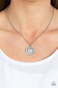 Heart Full of Faith - White-Jewelry-Just Because Jewels, Paparazzi Accessories-Just Because Jewels