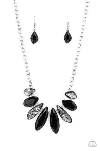 Crystallized Couture - Black-Jewelry-Paparazzi Accessories, Just Because Jewels-Just Because Jewels