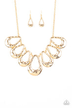 Load image into Gallery viewer, Teardrop Envy - Gold-Jewelry-Just Because Jewels, Paparazzi Accessories-Just Because Jewels