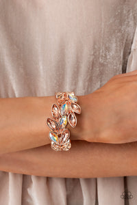 Luminous Laurels - Rose Gold-Jewelry-Paparazzi Accessories, Just Because Jewels-Just Because Jewels