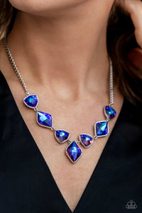 Glittering Geometrics - Purple-Jewelry-Paparazzi Accessories, Just Because Jewels-Just Because Jewels