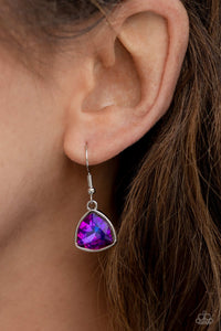 Glittering Geometrics - Purple-Jewelry-Paparazzi Accessories, Just Because Jewels-Just Because Jewels