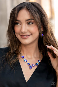 Glittering Geometrics - Purple-Jewelry-Paparazzi Accessories, Just Because Jewels-Just Because Jewels