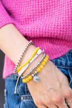 Load image into Gallery viewer, Offshore Outing - Yellow-Jewelry-Paparazzi Accessories, Just Because Jewels-Just Because Jewels