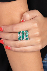 Six-Figure Flex - Green-Jewelry-Paparazzi Accessories, Just Because Jewels-Just Because Jewels