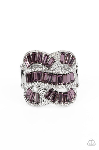 Six-Figure Flex - Purple-Jewelry-Paparazzi Accessories, Just Because Jewels-Just Because Jewels