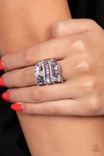 Load image into Gallery viewer, Six-Figure Flex - Purple-Jewelry-Paparazzi Accessories, Just Because Jewels-Just Because Jewels