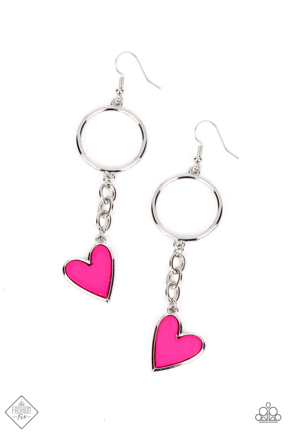 Don’t Miss a HEARTBEAT - Pink-Jewelry-Paparazzi Accessories, Just Because Jewels-Just Because Jewels