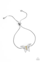 Load image into Gallery viewer, Wings of Wonder - Yellow-Jewelry-Paparazzi Accessories, Just Because Jewels-Just Because Jewels