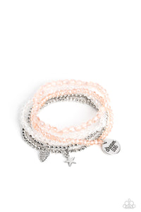 Teenage DREAMER - Orange-Jewelry-Paparazzi Accessories, Just Because Jewels-Just Because Jewels