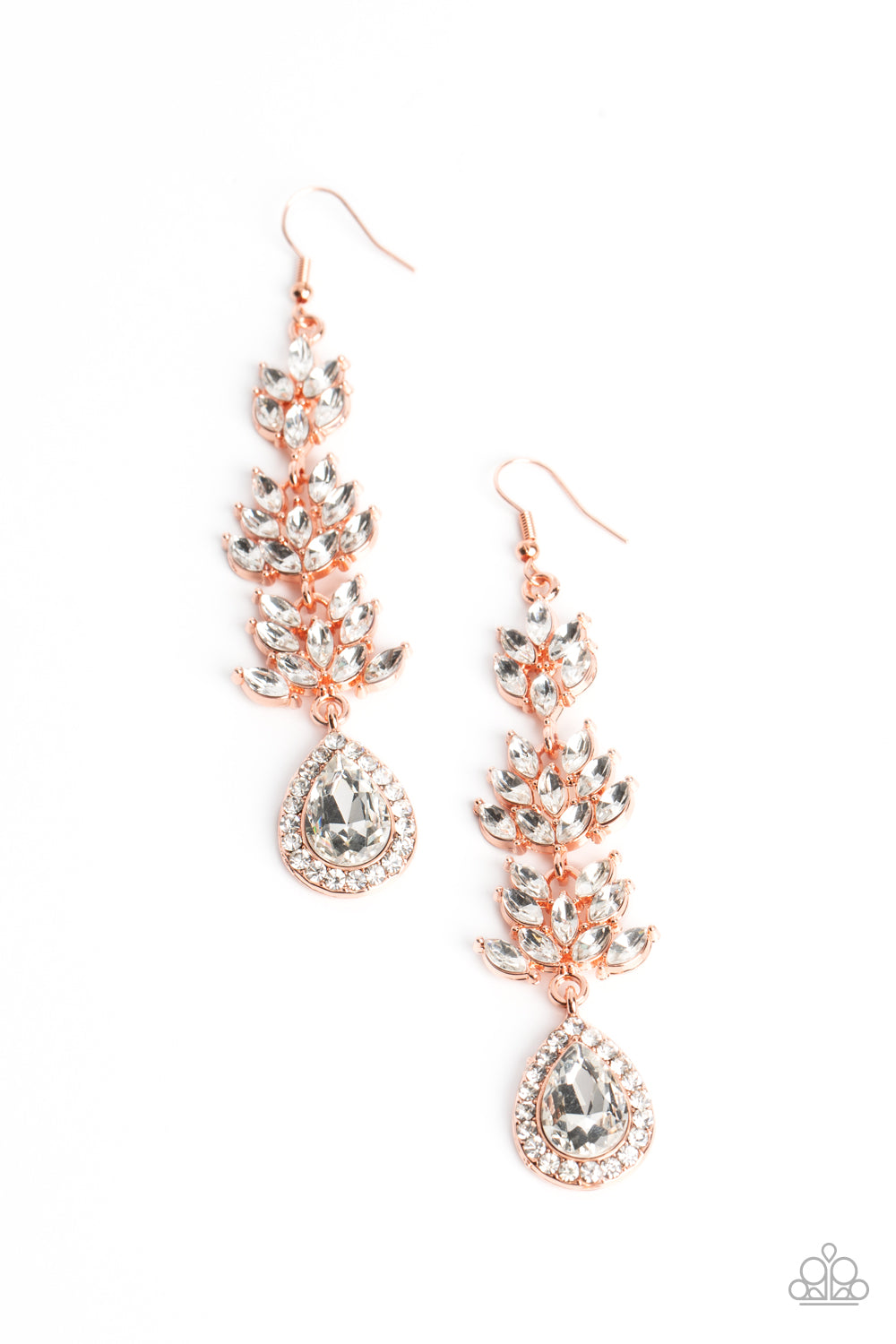 Water Lily Whimsy - Copper-Jewelry-Paparazzi Accessories, Just Because Jewels-Just Because Jewels