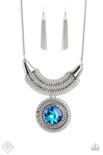 Load image into Gallery viewer, Excalibur Extravagance - Blue-Jewelry-Paparazzi Accessories, Just Because Jewels-Just Because Jewels