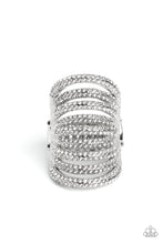 Load image into Gallery viewer, Rippling Rarity - White-Jewelry-Paparazzi Accessories, Just Because Jewels-Just Because Jewels