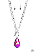 Load image into Gallery viewer, Edgy Exaggeration - Pink-Jewelry-Paparazzi Accessories, Just Because Jewels-Just Because Jewels