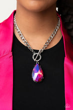 Load image into Gallery viewer, Edgy Exaggeration - Pink-Jewelry-Paparazzi Accessories, Just Because Jewels-Just Because Jewels