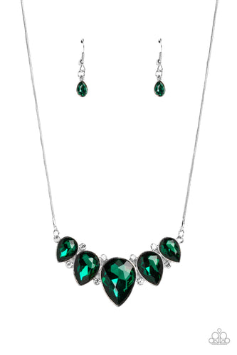 Regally Refined - Green-Jewelry-Paparazzi Accessories, Just Because Jewels-Just Because Jewels