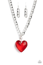 Load image into Gallery viewer, GLASSY-Hero - Red-Jewelry-Paparazzi Accessories, Just Because Jewels-Just Because Jewels