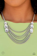 Load image into Gallery viewer, Come CHAIN or Shine - White-Jewelry-Paparazzi Accessories, Just Because Jewels-Just Because Jewels