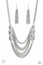 Load image into Gallery viewer, Come CHAIN or Shine - White-Jewelry-Paparazzi Accessories, Just Because Jewels-Just Because Jewels