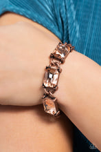 Load image into Gallery viewer, Dazzling Debut - Copper-Jewelry-Paparazzi Accessories, Just Because Jewels-Just Because Jewels