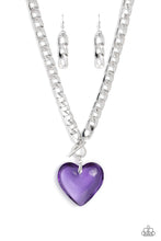 Load image into Gallery viewer, GLASSY-Hero - Purple-Jewelry-Paparazzi Accessories, Just Because Jewels-Just Because Jewels