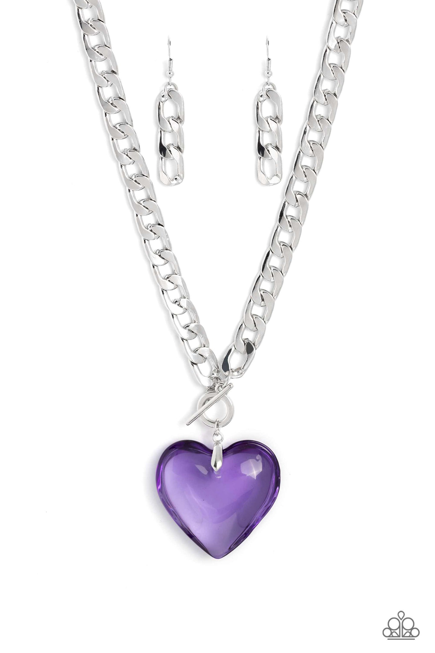 GLASSY-Hero - Purple-Jewelry-Paparazzi Accessories, Just Because Jewels-Just Because Jewels