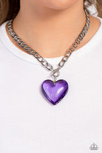 Load image into Gallery viewer, GLASSY-Hero - Purple-Jewelry-Paparazzi Accessories, Just Because Jewels-Just Because Jewels