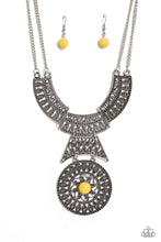 Load image into Gallery viewer, Fetching Filigree - Yellow-Jewelry-Paparazzi Accessories, Just Because Jewels-Just Because Jewels