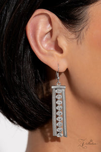 Tenacious - White-Jewelry-Paparazzi Accessories, Just Because Jewels-Just Because Jewels