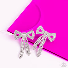 Load image into Gallery viewer, Just BOW With It - White-Jewelry-Paparazzi Accessories, Just Because Jewels-Just Because Jewels