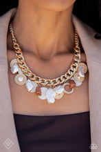 Load image into Gallery viewer, Now SEA Here - Gold-Jewelry-Paparazzi Accessories, Just Because Jewels-Just Because Jewels