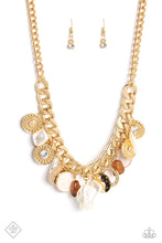 Load image into Gallery viewer, Now SEA Here - Gold-Jewelry-Paparazzi Accessories, Just Because Jewels-Just Because Jewels