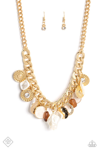 Now SEA Here - Gold-Jewelry-Paparazzi Accessories, Just Because Jewels-Just Because Jewels