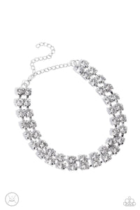 Glistening Gallery - White-Jewelry-Paparazzi Accessories, Just Because Jewels-Just Because Jewels