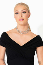 Load image into Gallery viewer, Glistening Gallery - White-Jewelry-Paparazzi Accessories, Just Because Jewels-Just Because Jewels