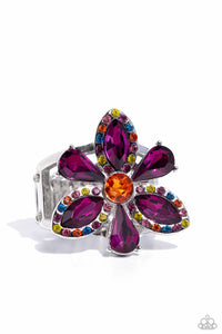 Blazing Blooms - Multi-Jewelry-Paparazzi Accessories, Just Because Jewels-Just Because Jewels