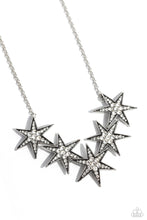 Load image into Gallery viewer, Rockstar Ready - White-Jewelry-Paparazzi Accessories, Just Because Jewels-Just Because Jewels