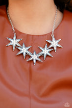 Load image into Gallery viewer, Rockstar Ready - White-Jewelry-Paparazzi Accessories, Just Because Jewels-Just Because Jewels