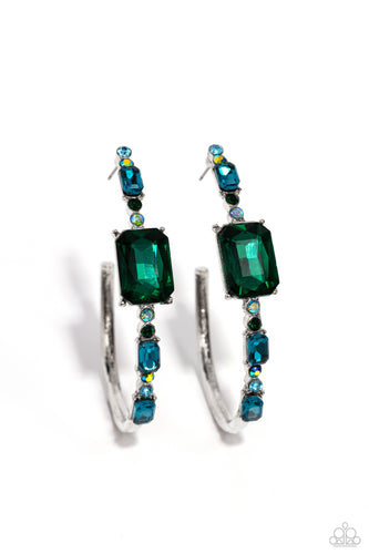 Elite Ensemble - Green-Jewelry-Paparazzi Accessories, Just Because Jewels-Just Because Jewels