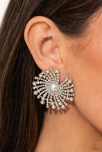 Load image into Gallery viewer, Fancy Fireworks - White-Jewelry-Paparazzi Accessories, Just Because Jewels-Just Because Jewels