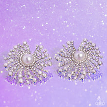 Load image into Gallery viewer, Fancy Fireworks - White-Jewelry-Paparazzi Accessories, Just Because Jewels-Just Because Jewels