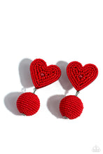 Load image into Gallery viewer, Spherical Sweethearts - Red-Jewelry-Paparazzi Accessories, Just Because Jewels-Just Because Jewels