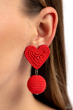 Load image into Gallery viewer, Spherical Sweethearts - Red-Jewelry-Paparazzi Accessories, Just Because Jewels-Just Because Jewels