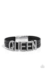 Load image into Gallery viewer, Queen of My Life - Black-Jewelry-Paparazzi Accessories, Just Because Jewels-Just Because Jewels